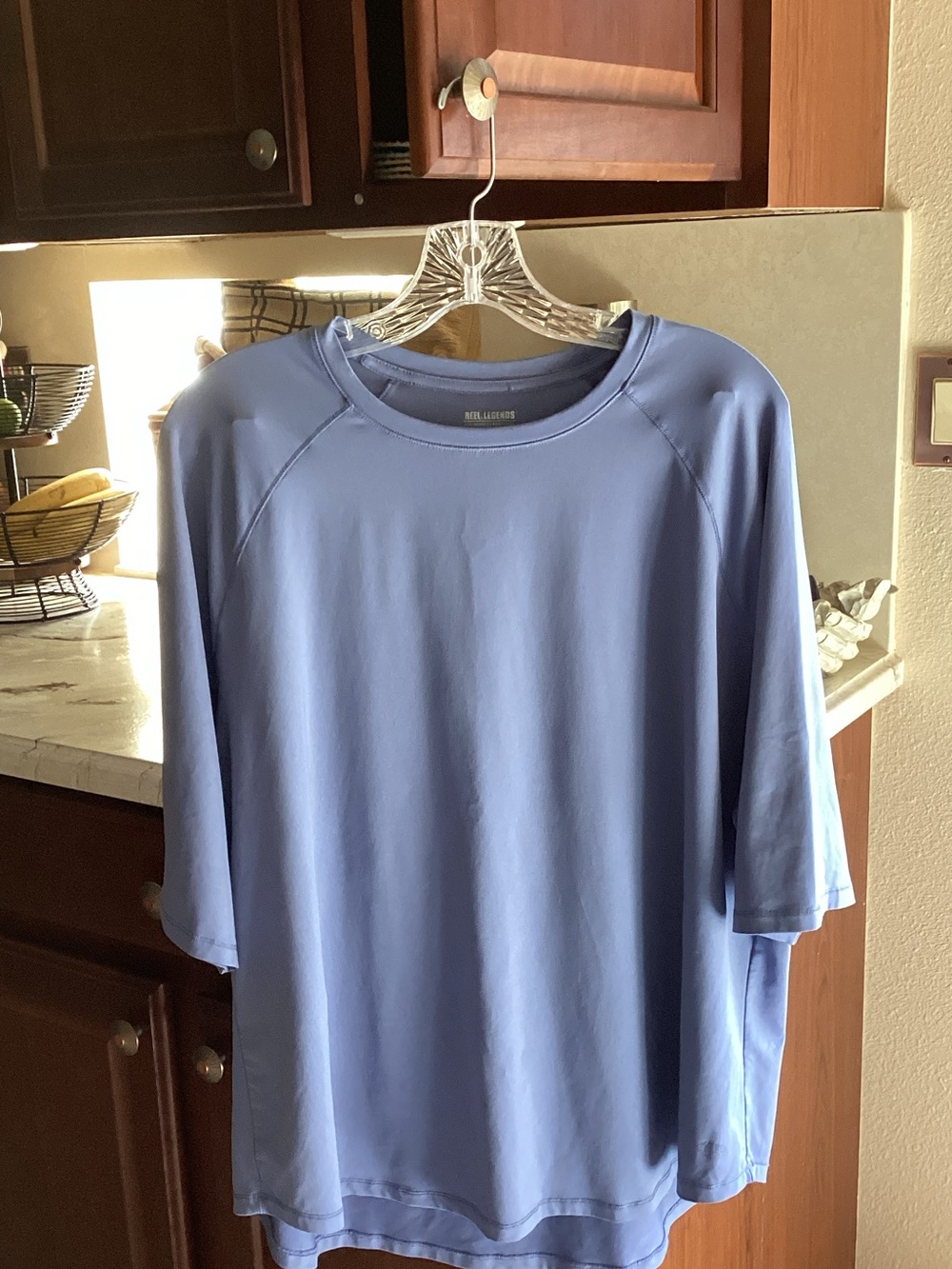 Reel Legends Lavender Short Sleeve Performance Tee